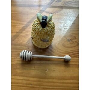 Honey Pot Ceramic Honey Bees